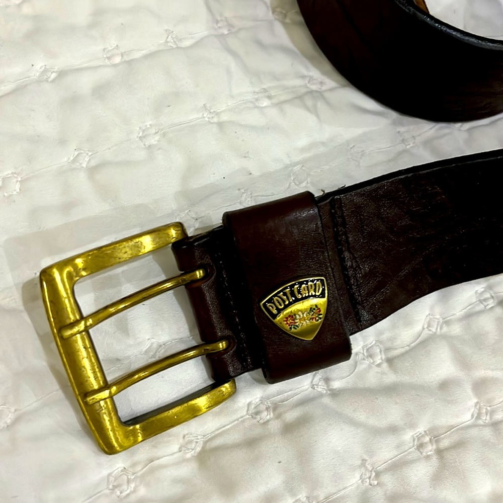 Post card belt